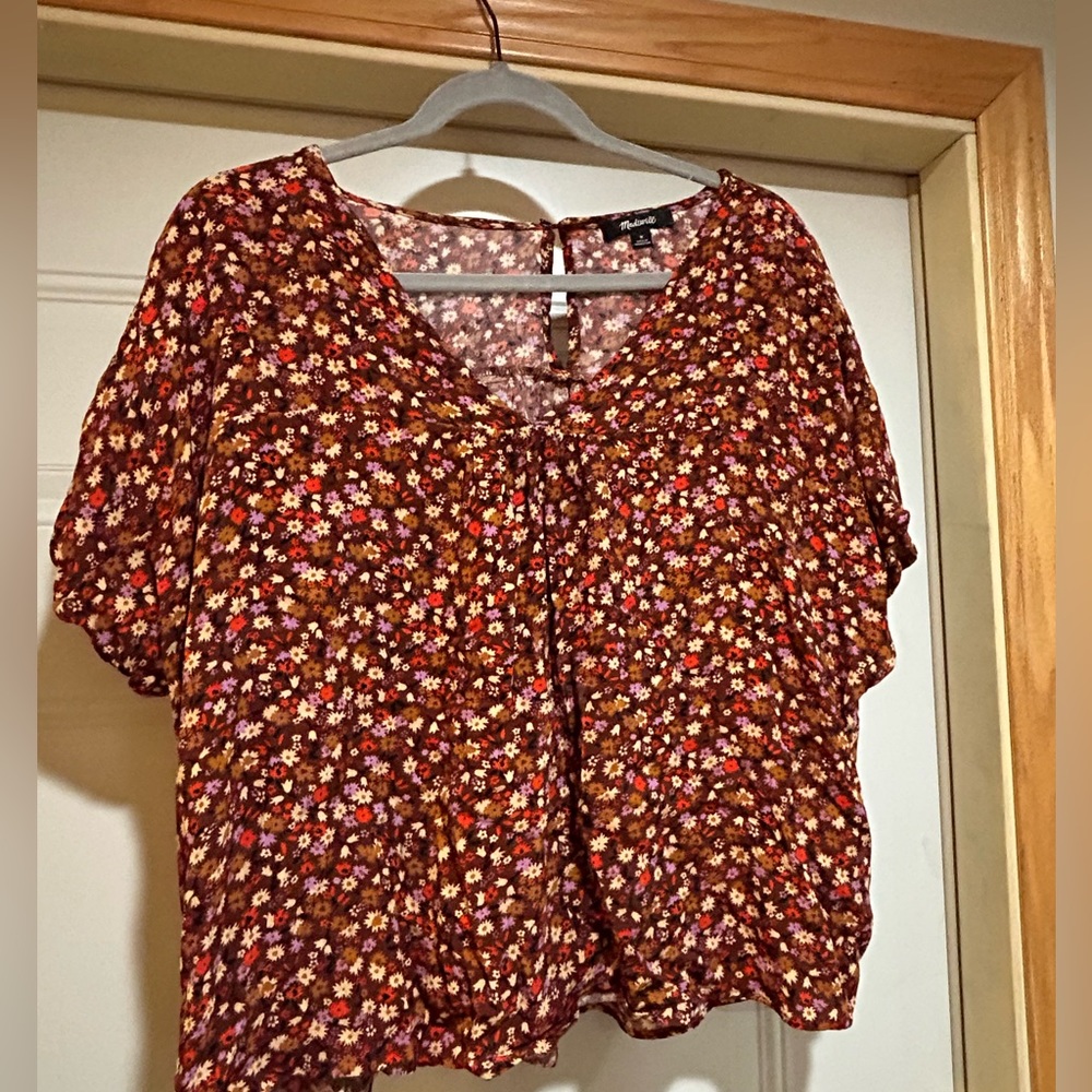 Madewell Rhyme Top in Ditsy Floral